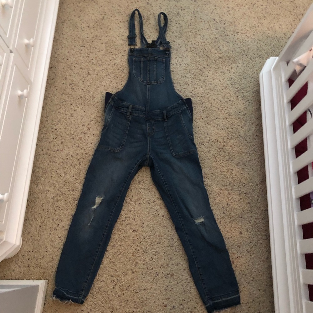 Indigo Blue Maternity Overalls